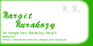 margit murakozy business card